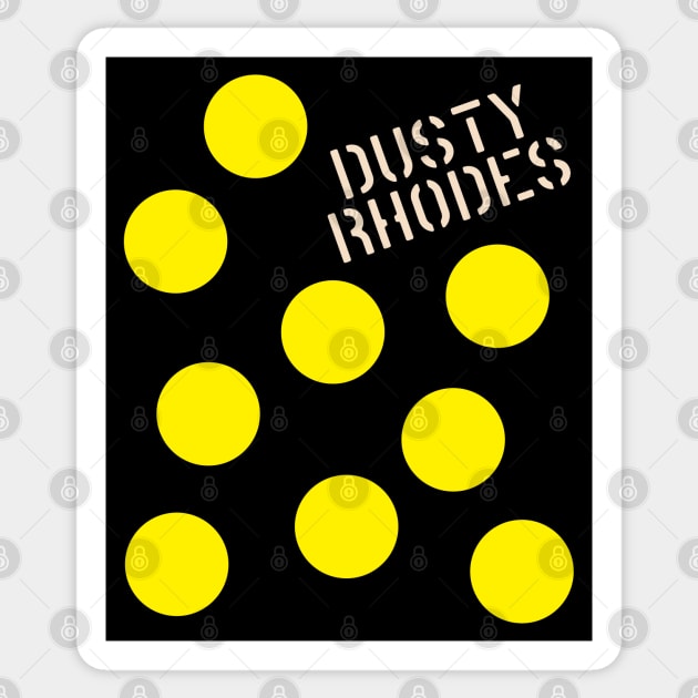 Dusty Rhodes // American Dream FanArt Sticker by darklordpug